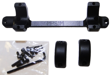 DNZ Game Reaper-Mossberg 1-Piece Scope Mount & Ring Combo 1" Medium Matte Black - Mossberg Patriot