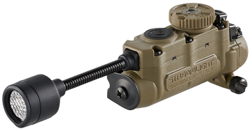 Streamlight 14307 Sidewinder Stalk Helmet Light 23/28/57/76 Lumens Multi-Color LED Coyote Polymer