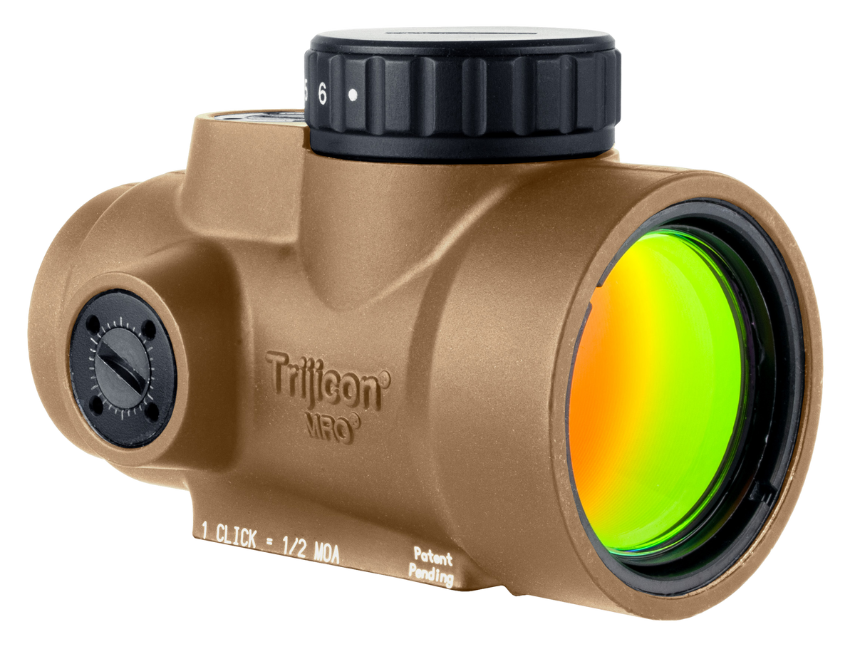 Trijicon MRO SD 1x25mm 2 MOA Red Dot Sight - Coyote Tan