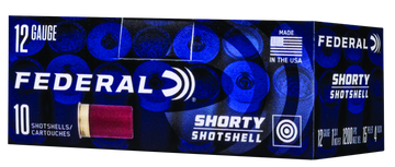 Federal Shorty 12 Gauge 1.75" 4 Buck 15 Pellet 10 Rd - Box or Case