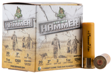 Hevishot HEVI-Hammer 20 Gauge 3" 1 oz #3 Shot 1350 fps - Box or Case