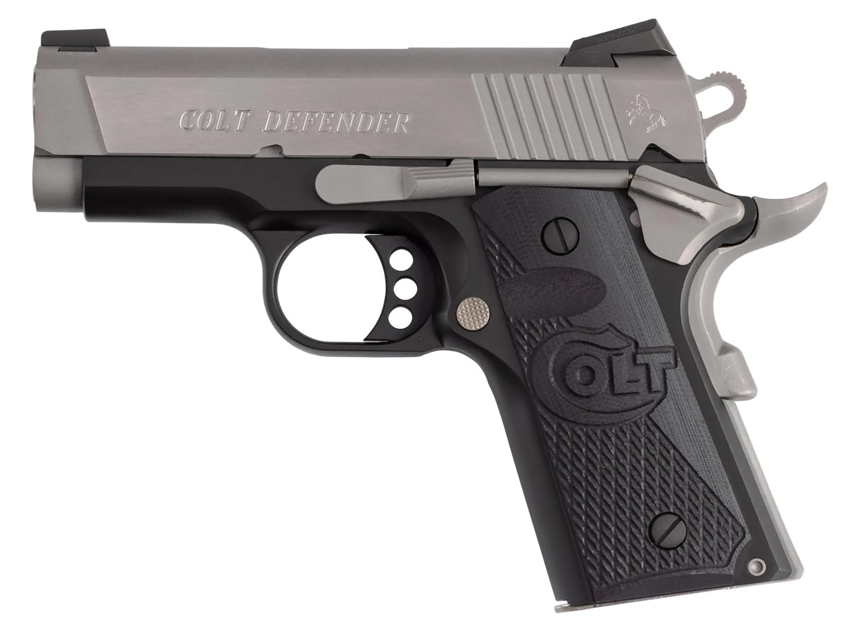 Colt Mfg Defender 45 ACP 3" 7+1 SAO Pistol - Two-Tone