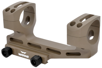 Warne LRSKEL34DE Skeletonized Scope Mount/Ring Combo 34mm 20 MOA Dark Earth Aluminum - MSR