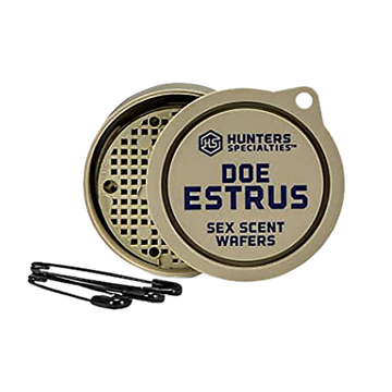Hunters Specialties 01001 Scent Wafers Doe In Estrus Cover Scent - 3 Pack