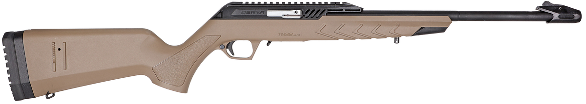 Derya Firearms TM22 Standard 22 LR 18" 10+1 Semi-Auto Rifle - Flat Dark Earth
