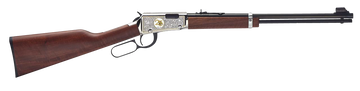 Henry H00125 Classic 25th Anniversary 22 S/L/LR 18.5" Lever-Action Rifle - Blued Barrel, Nickel-Plated Receiver, American Walnut