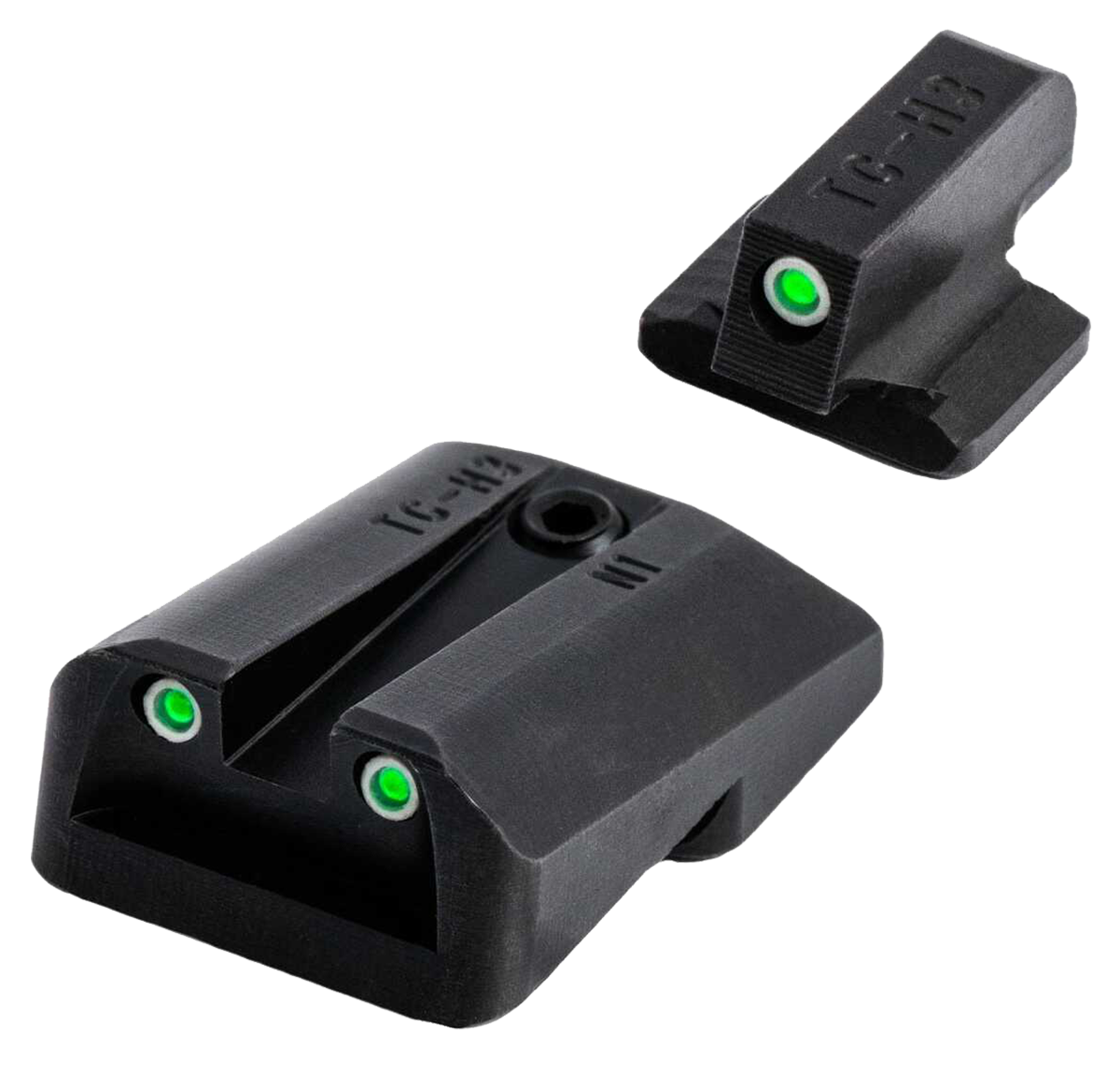 TruGlo TG231N1 1911 Novak .260/.450 Tritium Night Sight Set - Green Tritium Front/Rear