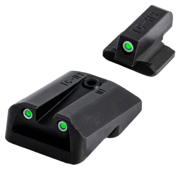 TruGlo TG231N1 1911 Novak .260/.450 Tritium Night Sight Set - Green Tritium Front/Rear
