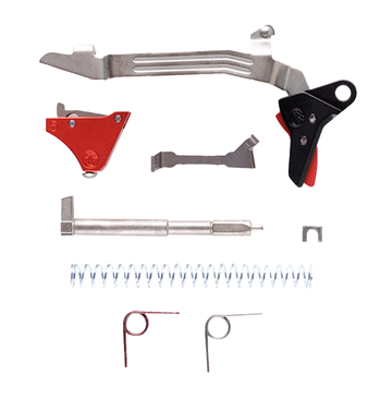 Timney Triggers Alpha Competition 9mm/.40 S&W 3 lb Red Drop-In Trigger - Glock Gen5