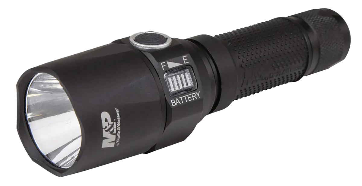 M&P Accessories Night Terror Compact 3,236 Lumens CREE LED Flashlight - Black Anodized