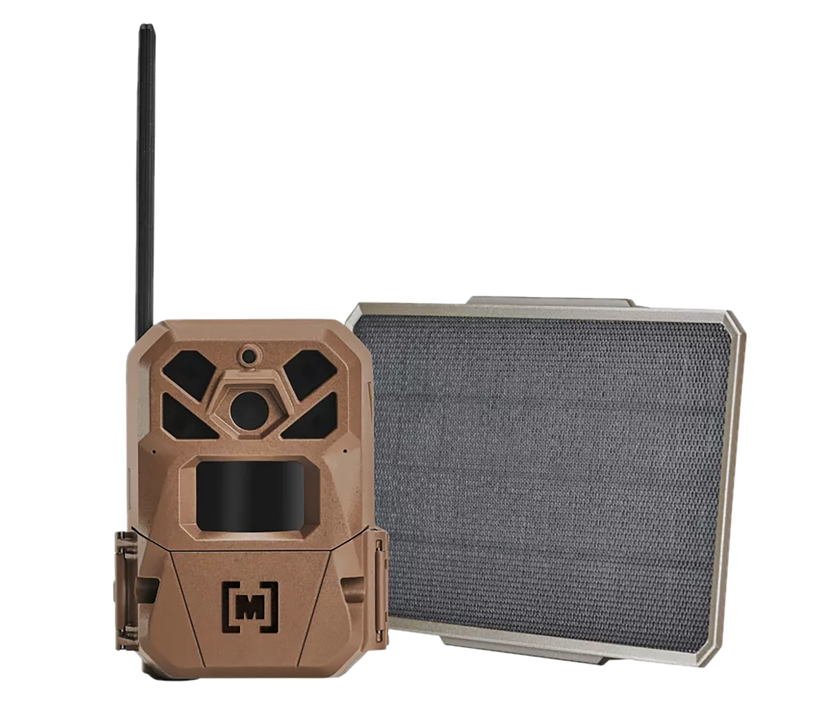 Moultrie Edge 3 + 3.4W Solar Power Pack II 40MP Trail Camera 1080p USB-C - Tan