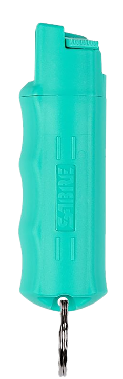 Sabre HCMT23OC Pepper Spray 25 Bursts 10 ft Range Mint Green Hard Case w/Key Ring