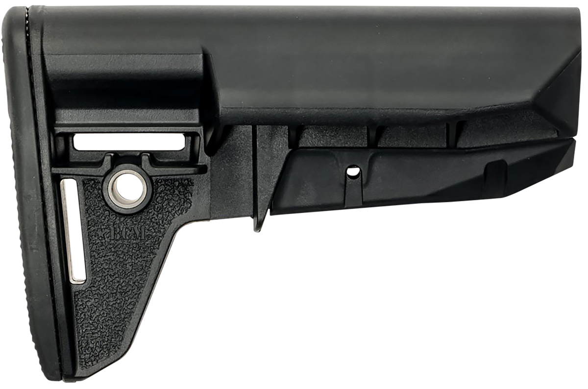 BCM Stock Mod 2 SOPMOD Black Widebody AR-15 Collapsible Buttstock - Mil-Spec