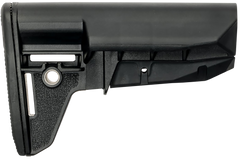 BCM Stock Mod 2 SOPMOD Black Widebody AR-15 Collapsible Buttstock - Mil-Spec
