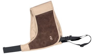 Bob Allen 12707 Absorb-A-Coil Khaki Cotton Shotgun Recoil Harness - RH