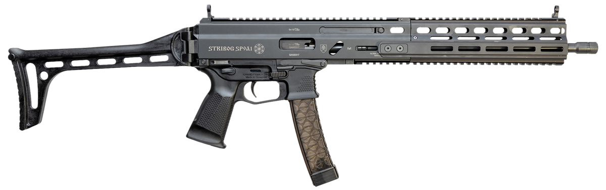 Grand Power Stribog SP9A1 9mm Luger 16" 30+1 Semi-Auto Rifle