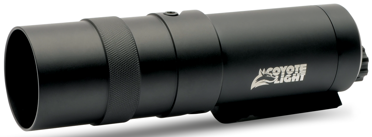 Coyote Light HMECLW Coyote White LED Predator Hunting Light Matte Black 8.5" 18650 Rechargeable