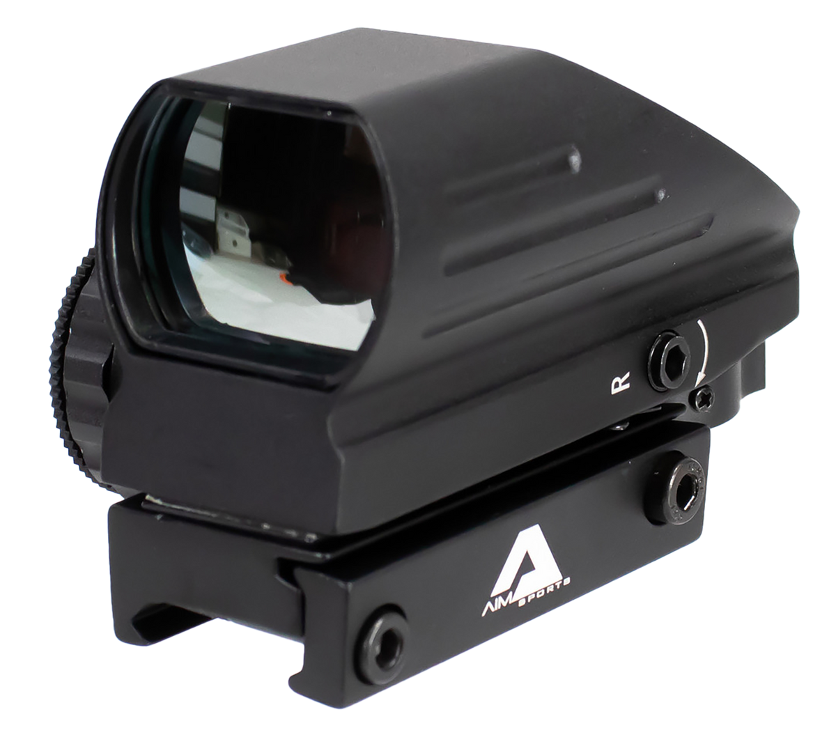 Aim Sports RT406C Reflex Sight Classic II Edition 1x33mm Red/Green Multi Reticle Matte Black