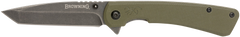 Browning Branded Rock EDC 3" Folding Tanto 7Cr17MoV OD Green G10
