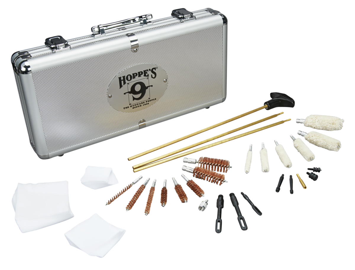 Hoppes UAC102 Deluxe Accessory Cleaning Kit Multi-Caliber 31-Piece