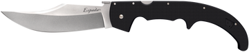 Cold Steel Espada XL 7.5" Folding Clip Point Plain AUS-10A SS Black G10 Handle
