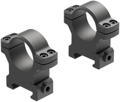 Leupold BackCountry Cross-Slot 1" High Matte Black Scope Rings