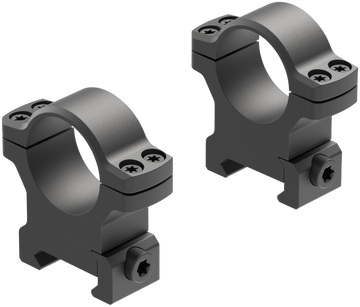 Leupold BackCountry Cross-Slot 1" High Matte Black Scope Rings
