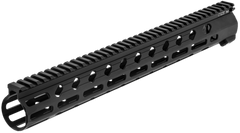 Leapers UTG PRO Arwen 15" M-LOK Free Float Handguard - 6061-T6 Aluminum - Matte Black