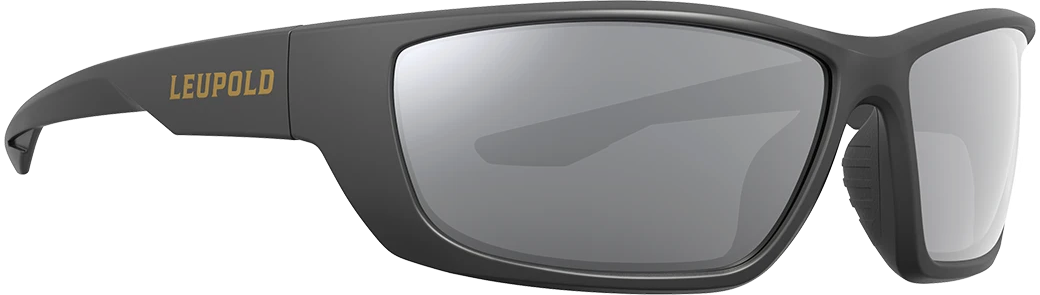 Leupold Performance Wear Cheyenne Polarized Shooting Glasses - Matte Black / Shadow Gray Flash