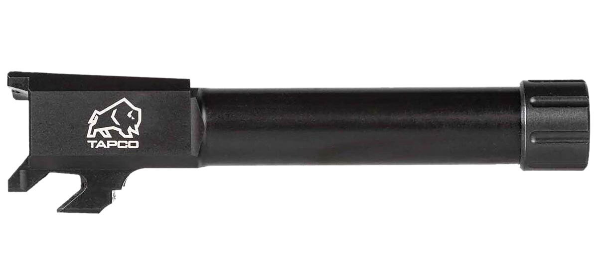 Tapco TAP22028 Springfield Hellcat 9mm Luger Threaded Drop-In Barrel - Black Nitride Stainless Steel