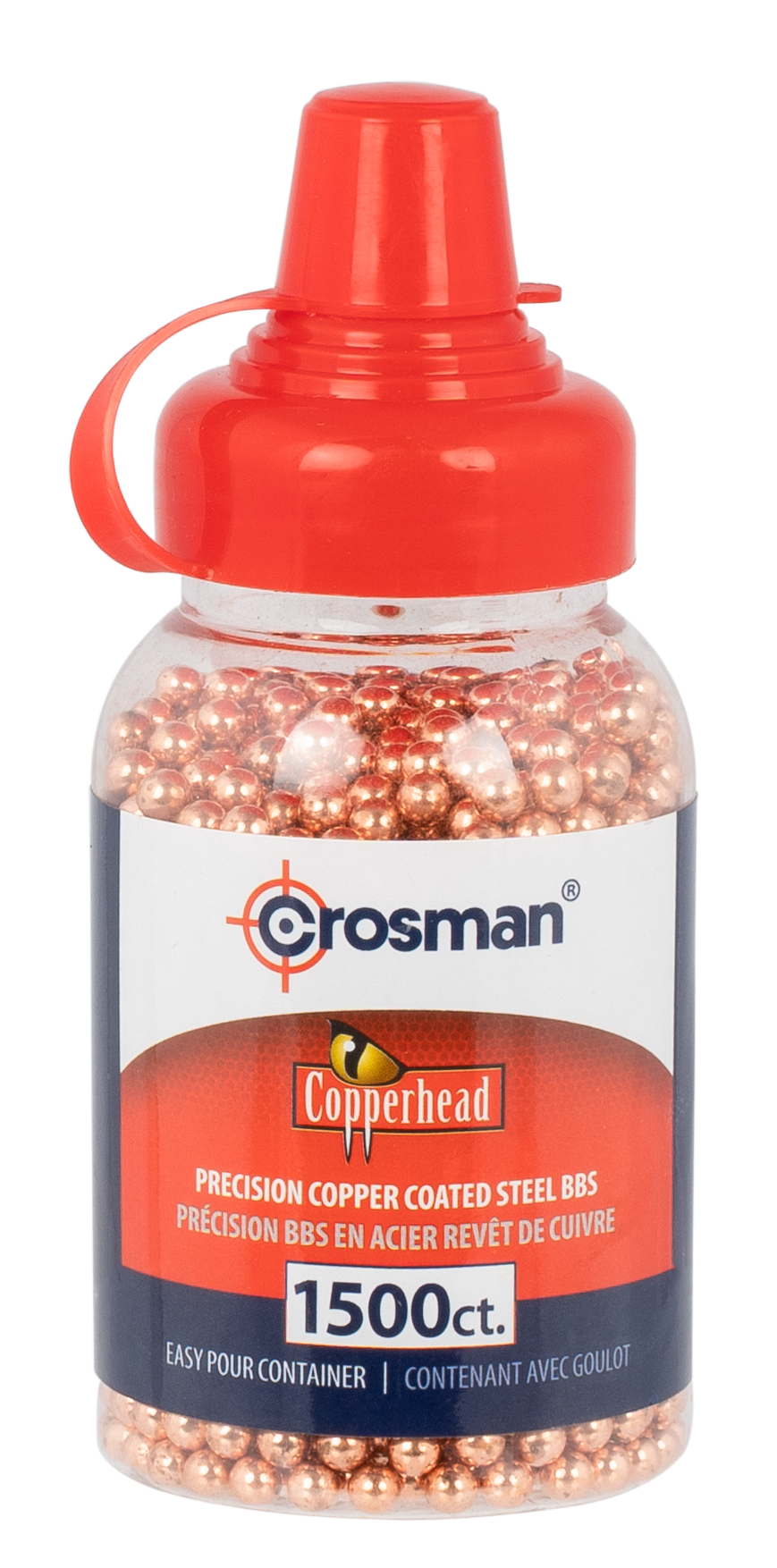 Crosman 0737 Copperhead .177 BB Copper-Coated Steel 1500/Bottle