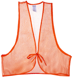 Allen 15750 Hunter's Vest OSFA Orange Polyester Mesh Safety Vest