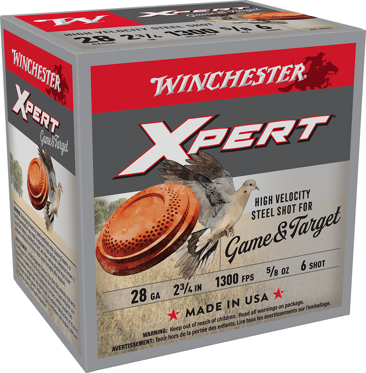 Winchester Ammo Super-X Xpert High Velocity 28 Gauge 2.75" 5/8 oz #6 Shot - Box or Case