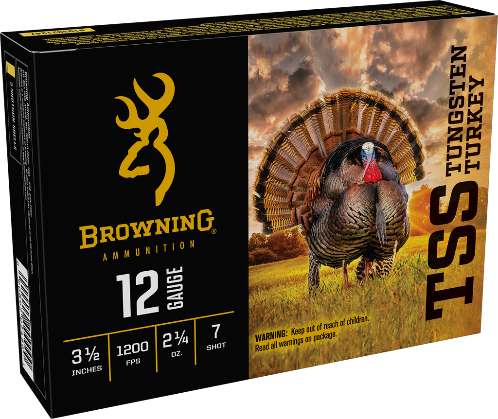 Browning TSS Tungsten Turkey 12 Gauge 3.5" 2-1/4 oz #7 Shot - Box or Case