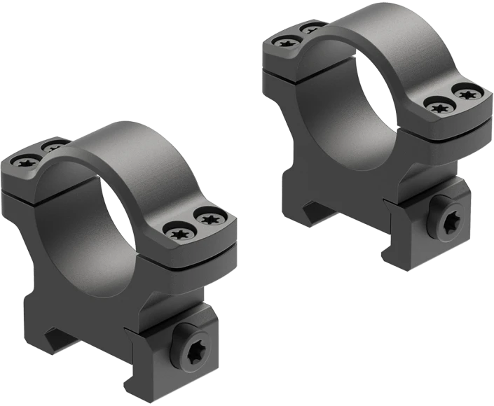 Leupold BackCountry Cross-Slot 1" Medium Matte Black Scope Rings