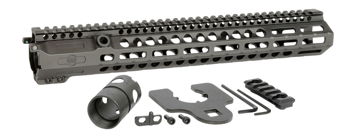 Midwest Industries MI-CRMHD-308H 15.0" M-LOK Free-Float Handguard - Black
