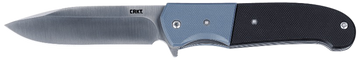 CRKT 6880 Ignitor 3.48" Folding Drop Point Plain Satin 8Cr13MoV Blue/Black G10 Handle