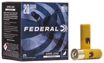 Federal Game-Shok High Brass 20 Gauge 2.75 1 oz 7.5 Shot 25rd - Box or Case