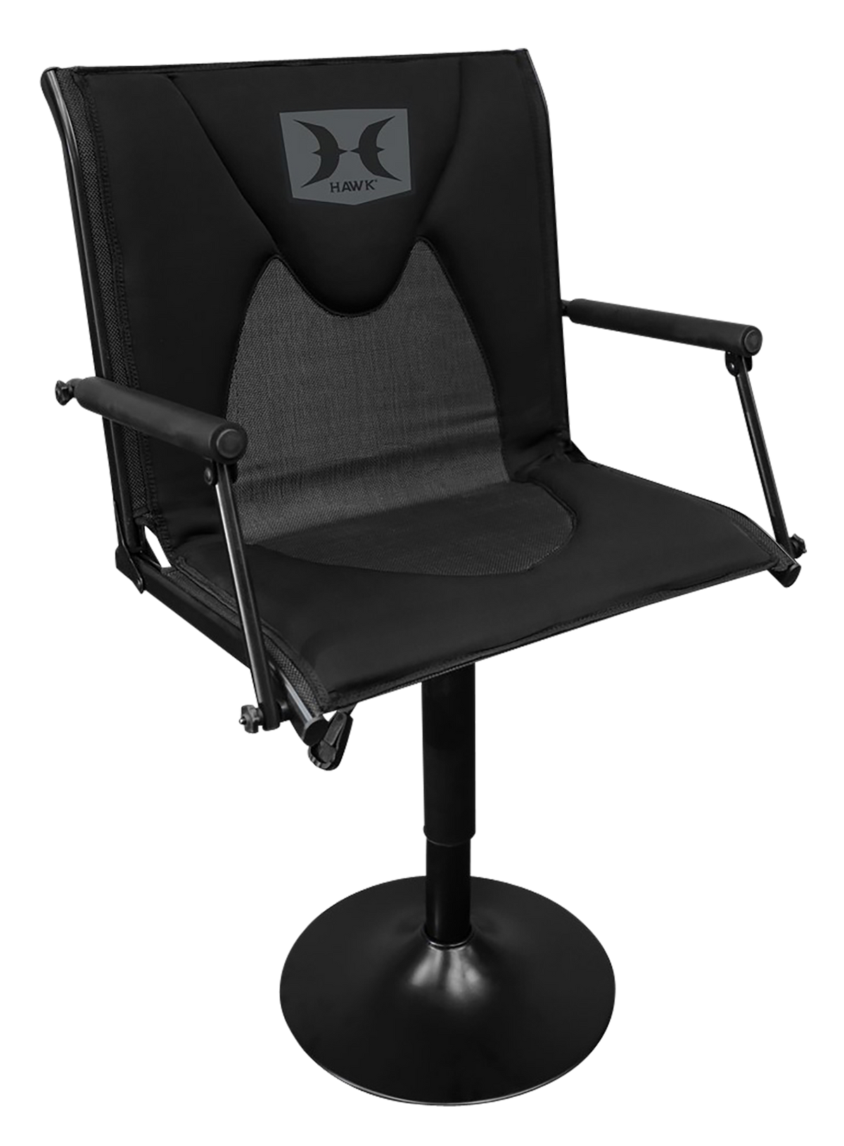 Hawk HWK-PBC Premium Blind Chair Black 360 Swivel 300 lb