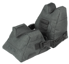 Allen 18417 Eliminator Prefilled Front and Rear Shooting Rest Bag Set - Gray Polyester - Side Release Buckles