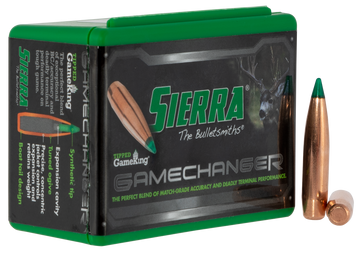 Sierra Tipped GameKing 7mm .284 165gr HPBT Reloading Bullets - 50/Box