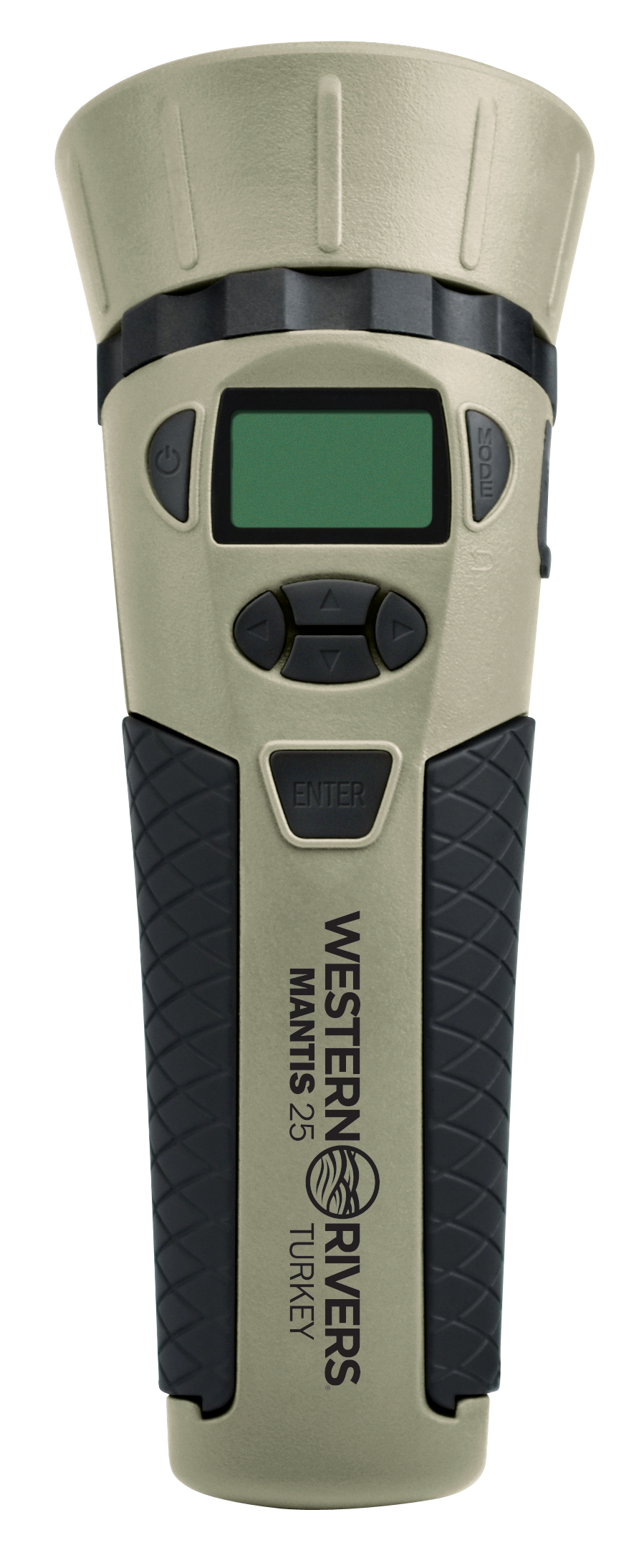 Western Rivers Mantis 25 Electronic Turkey Call 25 Preloaded Sounds Tan