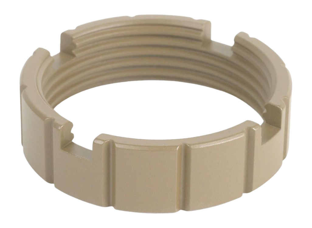 Armaspec Self-Retention Castle Nut 7075-T6 Aluminum FDE AR-15/M4