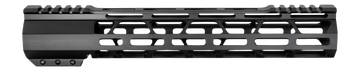 JE Machine Tech 12" M-LOK Slim Free Float AR-15 Handguard - Black