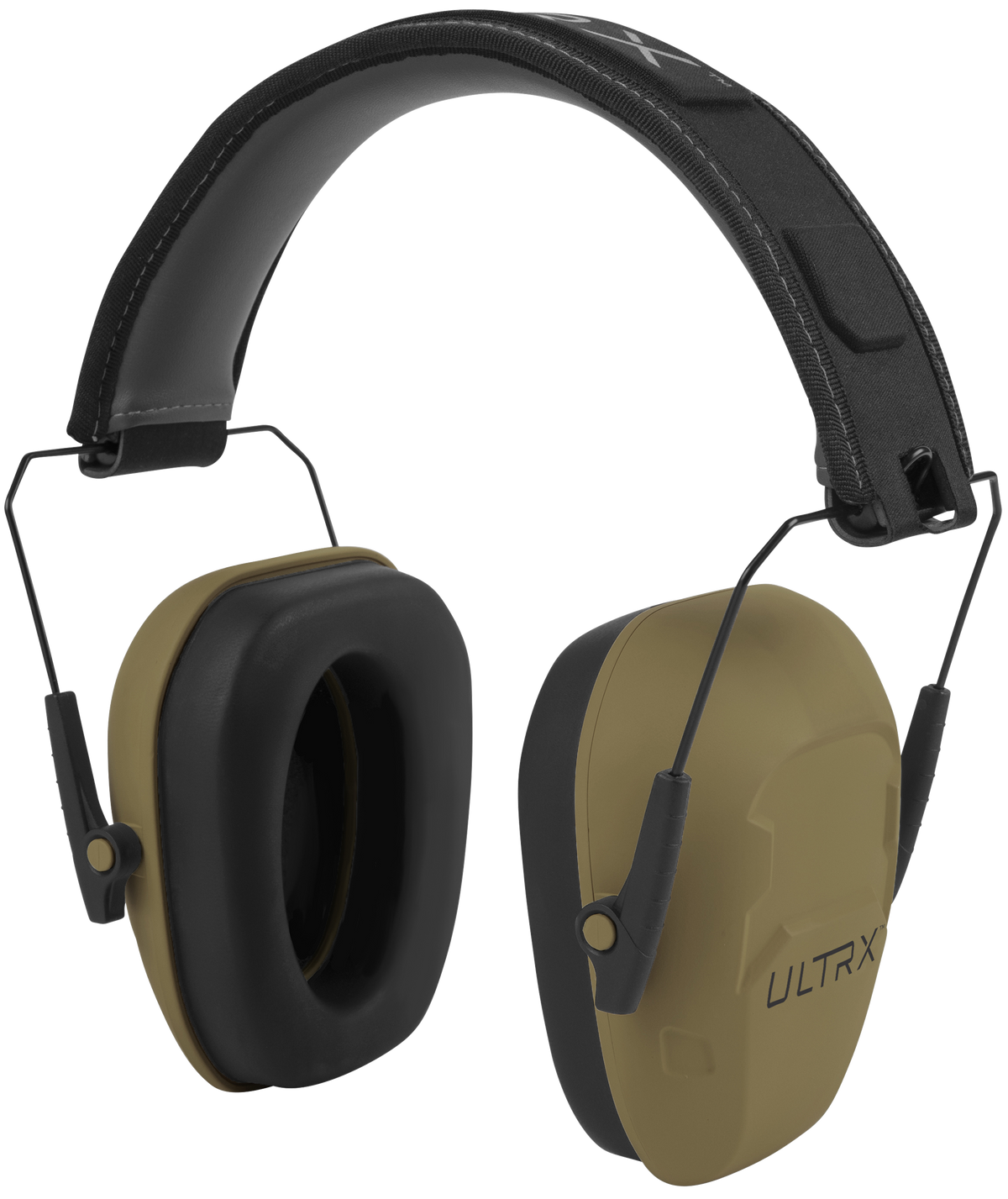 Allen Ultrax Shield 23 dB Flat Dark Earth Over the Head Passive Earmuff