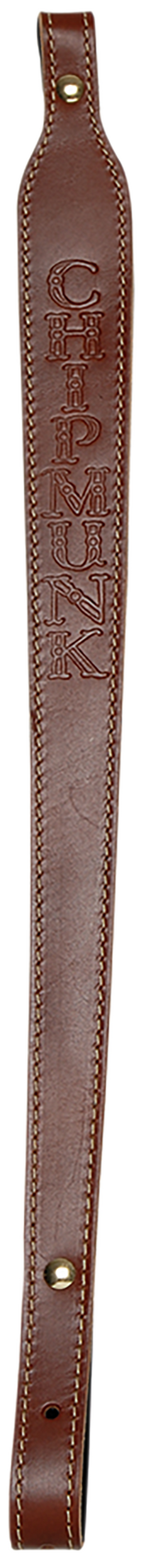 Chipmunk 80021 Brown Leather Adjustable Rifle Sling