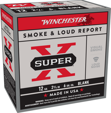 Winchester Ammo Super X Blank 12 Gauge 2.75" 25 Rd - Box or Case