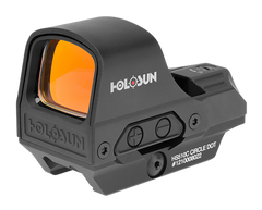 Holosun HS510C 1x 0.91"x1.26" 2 MOA Red Dot/65 MOA Circle Reflex Sight - Black Anodized