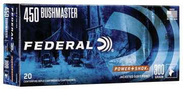 Federal Power-Shok 450 Bushmaster 300gr Jacketed Soft Point - Box or Case