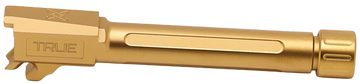 True Precision Sig P365 Fuse 9mm Luger 4.30" Threaded Gold TiN Stainless Drop-In Barrel